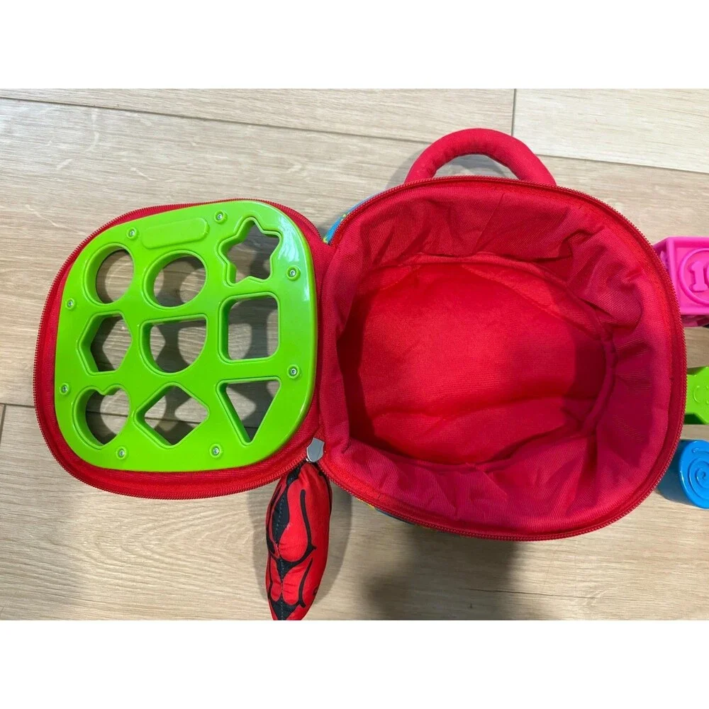 Melissa & Doug K's Kids Take-Along Shape Sorter Carry Toy With 2-Sided Activity